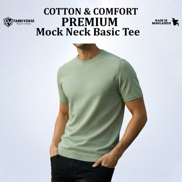 Premium Mock Neck (Lemon)