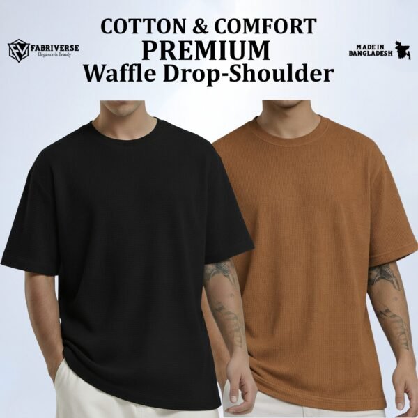 Premium Waffle Drop (Black-Brown)