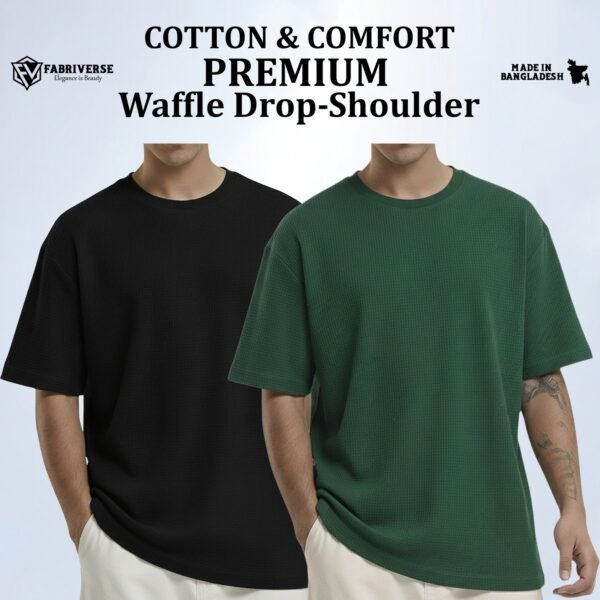 Premium Waffle Drop (Black-B.Green)