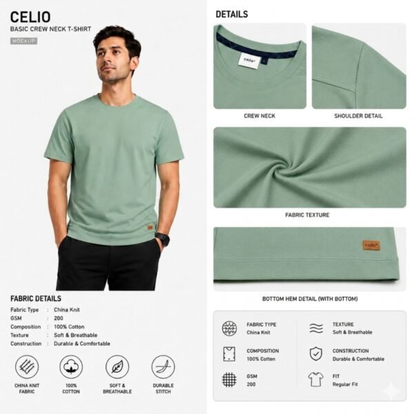 Premium Mock Neck (Lemon)