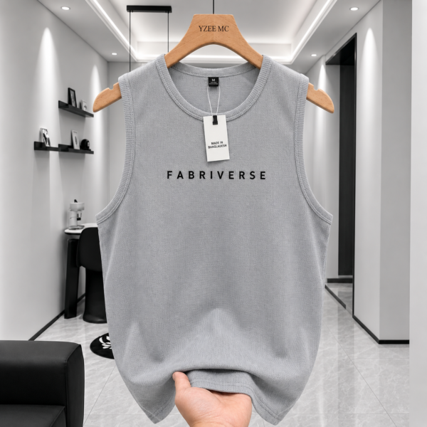 Premium Waffle Tank Top (Grey)