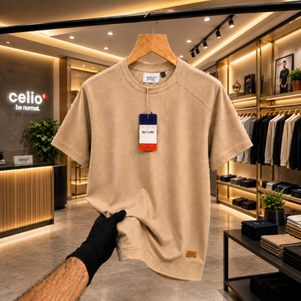 Premium Mock Neck (Beige)