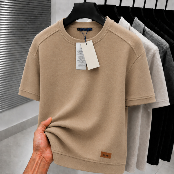 Premium Mock Neck (Beige)