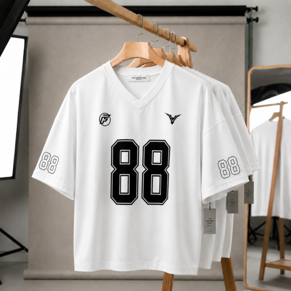 Premium Mash Drop-Shoulder (White FV)
