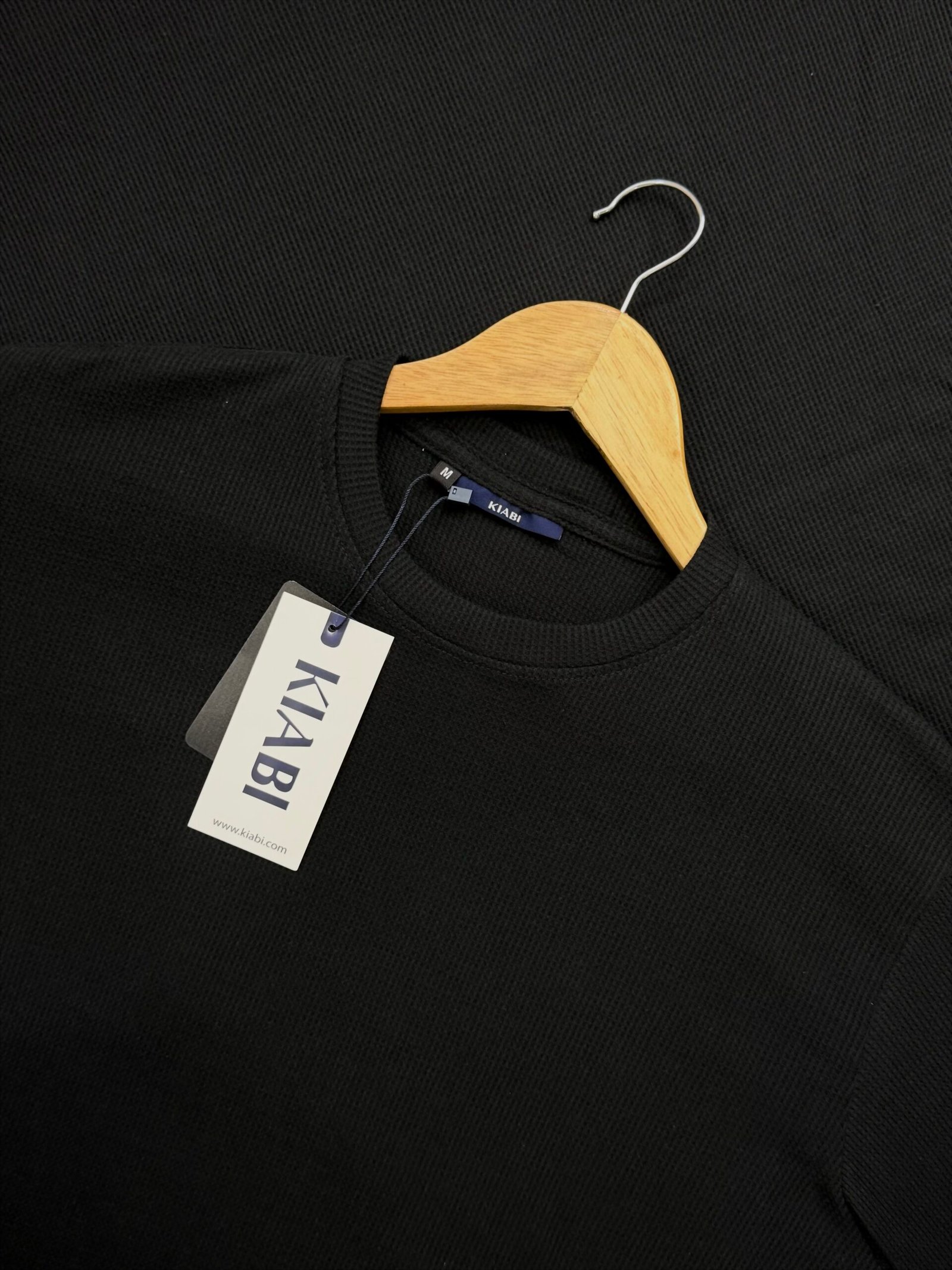 Waffle full sleeves (Black) - Image 2