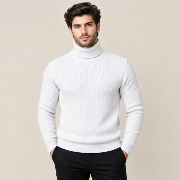 Turtle Neck (White)