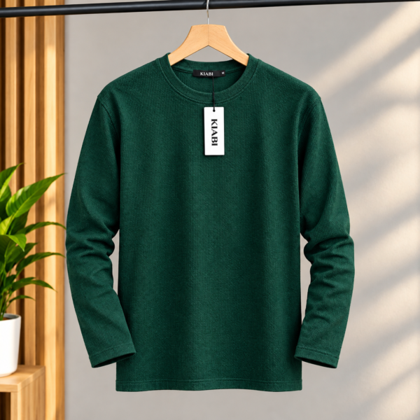 Waffle full sleeves (B.Green)