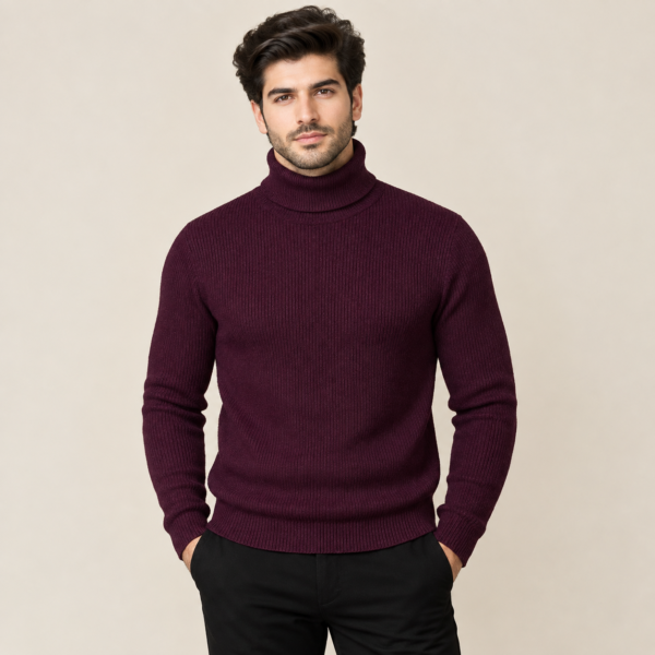 Turtle Neck (Maroon)
