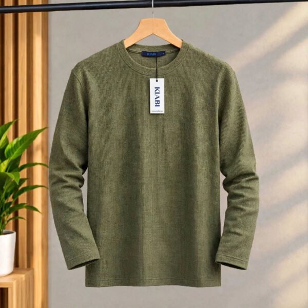 Waffle full sleeves (Olive)