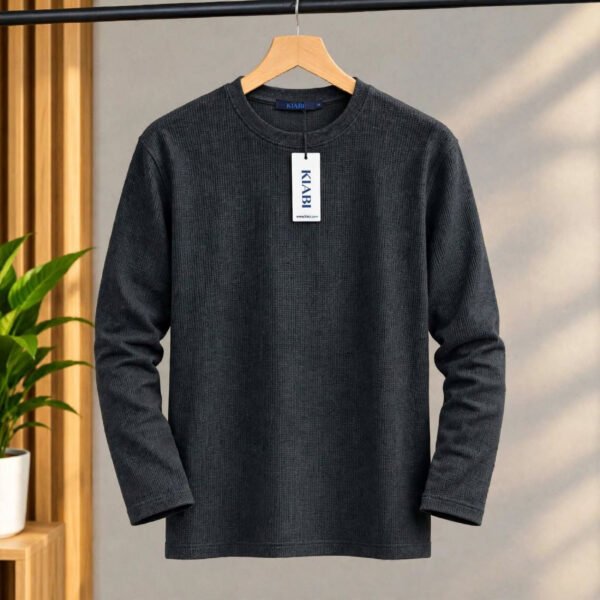 Waffle full sleeves (Charcoal)